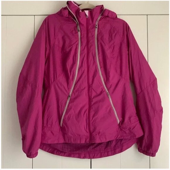 LULULEMON RUN:RECORD BREAKER JACKET WOMENS SIZE 4 - Picture 2 of 9